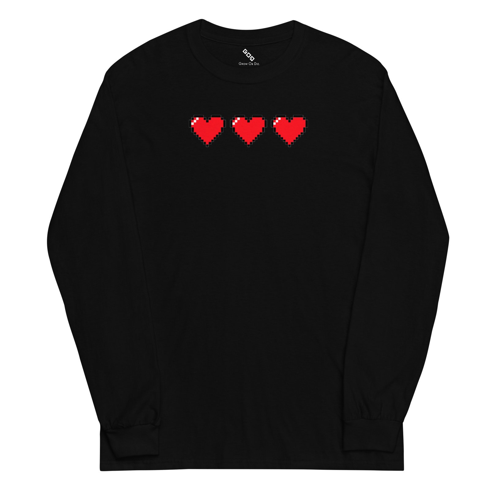 0HP Black Long Sleeve Shirt - Image 2