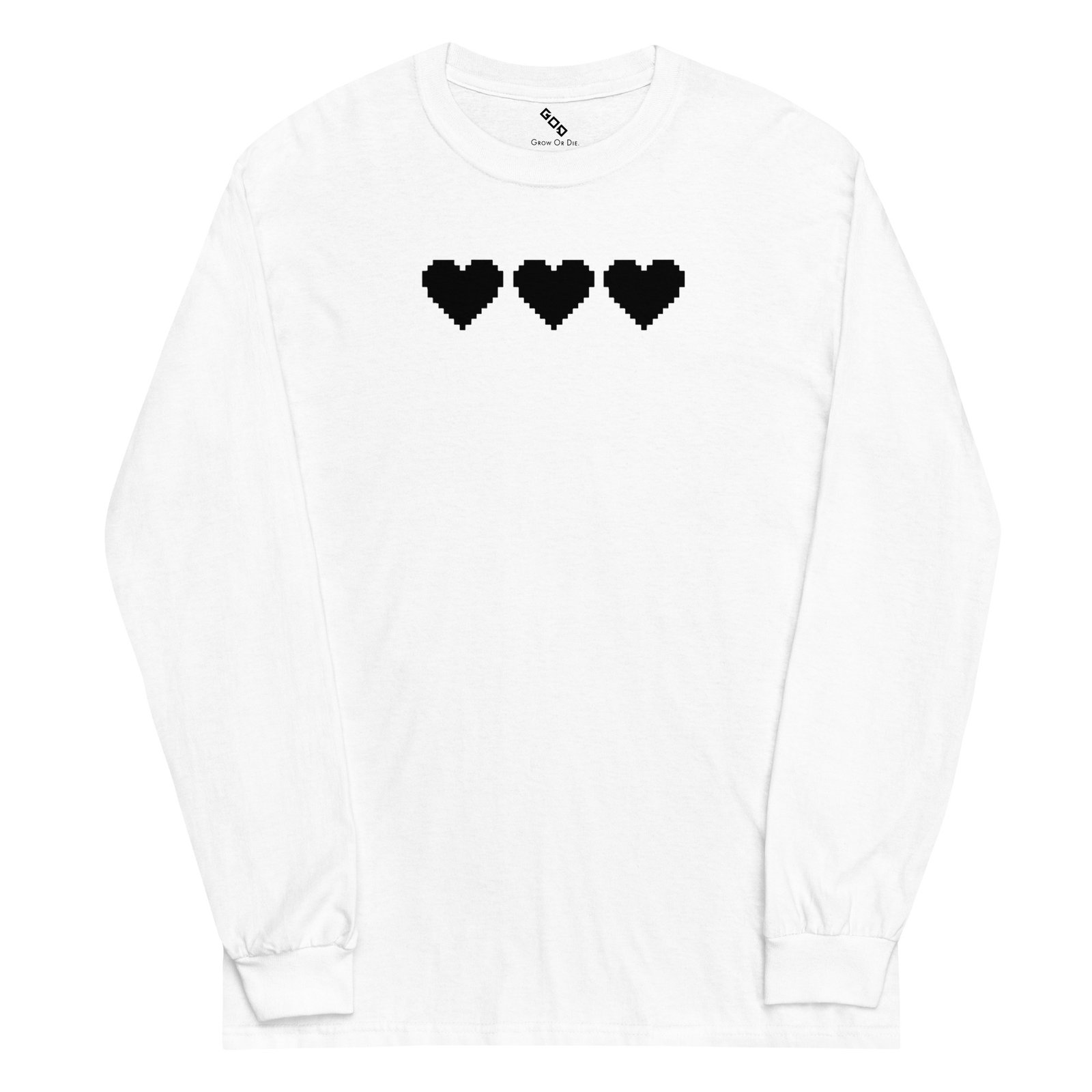 0HP White Long Sleeve Shirt - Image 2