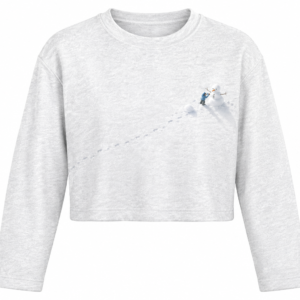 Snow White Cropped Sweater